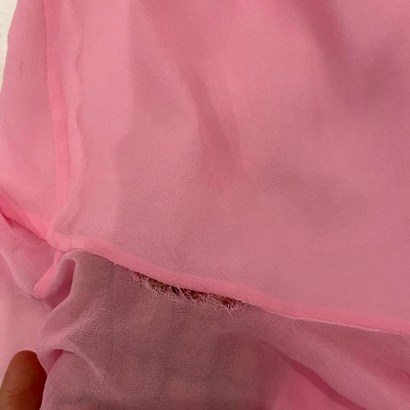 NWT Kim Shui SS22 baby pink chiffon mini dress - Picture 7 of 7